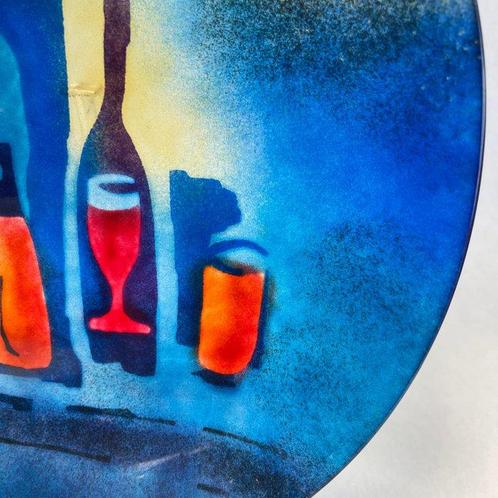 Ada Lisa Gjeruldsen - Bord - D. 36,5 cm - Glas - Kasteel, Antiek en Kunst, Antiek | Glas en Kristal