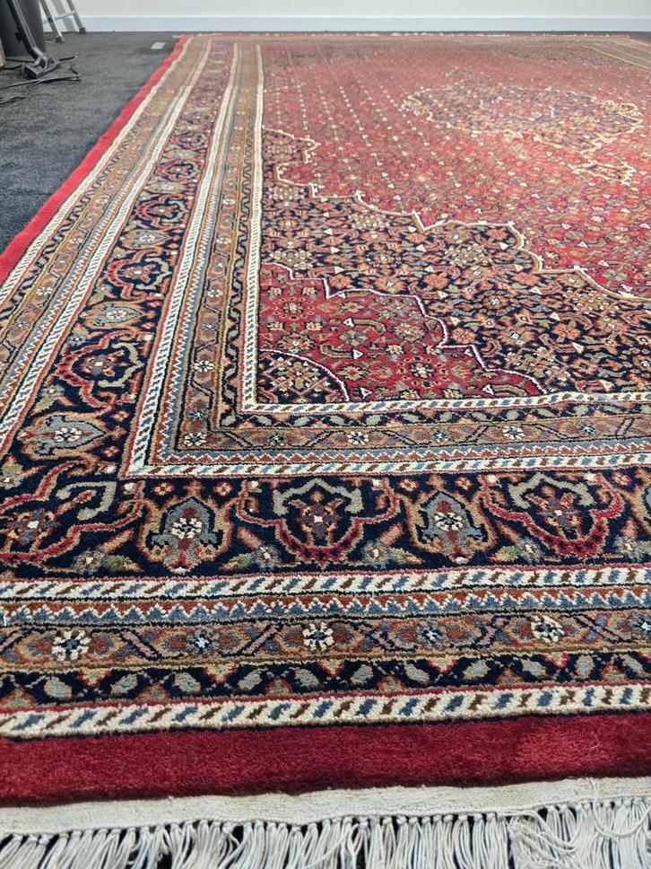 Groot Perzisch Tapijt Bidjar 373x245 wollen vloerkleed, Huis en Inrichting, Stoffering | Tapijten en Kleden, 200 cm of meer, 200 cm of meer