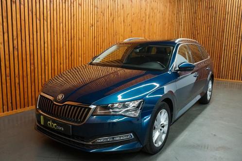 SKODA SUPERB 1.5 TSI ACT BUSINESS EDITION PLUS NR. 090, Auto's, Skoda, Automaat, Stationwagon, Blauw, Grijs, Overige bekleding