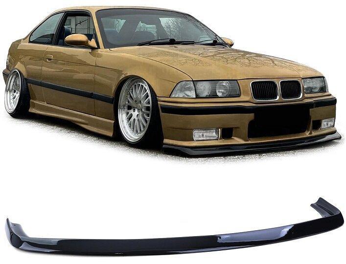 Fat Lip Front Spoiler Glans Zwart M-Pakket  BMW E36 B4574, Auto-onderdelen, Carrosserie en Plaatwerk