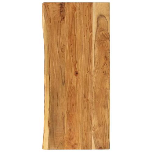 vidaXL Wastafelblad 114x52x4 cm massief acaciahout, Doe-het-zelf en Verbouw, Sanitair, Nieuw, Verzenden