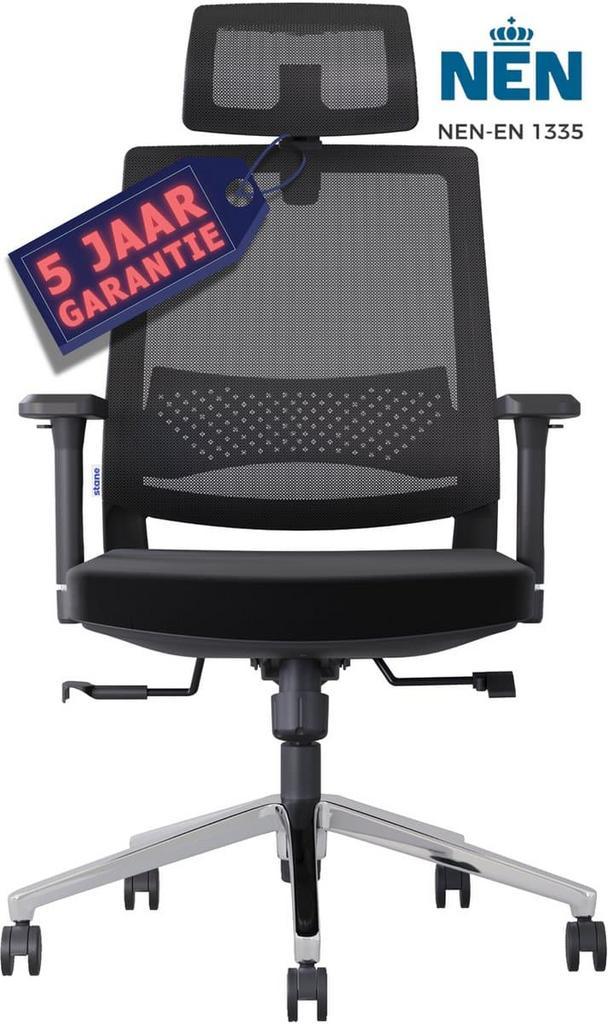 Stane® Ergonomische Bureaustoel met hoofdsteun Office Gaming, Huis en Inrichting, Bureaustoelen, Zo goed als nieuw, Ophalen of Verzenden