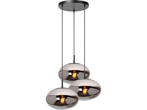 Lucide ELEGANCE - Hanglamp - Ø 55 cm - 3xE27 - Fumé, Huis en Inrichting, Woonaccessoires | Overige, Zo goed als nieuw, Verzenden