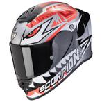 Scorpion EXO-R1 Evo Air Zaccone Zilver Zwart Rood, XS, Integraalhelm, Nieuw met kaartje, Overige merken