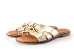 Manfield Slippers in maat 39 Goud | 10% extra korting, Kleding | Dames, Schoenen, Slippers, Overige kleuren, Verzenden, Zo goed als nieuw