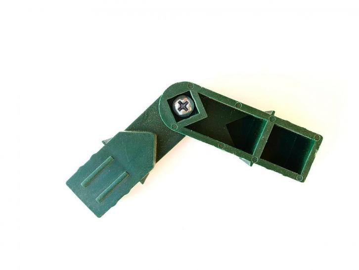 Verbindingsstuk draaibare hoek groen - Voliere    - Kooien, Dieren en Toebehoren, Vogels | Hokken en Kooien, Nieuw, Verzenden