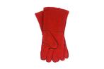 Mulax Lashandschoen rood splitleder, gevoerd, kevlar gestikt, Ophalen of Verzenden