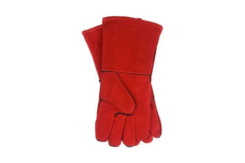 Mulax Lashandschoen rood splitleder, gevoerd, kevlar gestikt, Zakelijke goederen, Machines en Bouw | Lastechniek, Ophalen of Verzenden