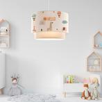 lux.pro Design hanglamp Lurgan E27 wit met giraffe motief, Kinderen en Baby's, Kinderkamer | Inrichting en Decoratie, Nieuw, Verzenden