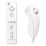 Nieuwe Remote Controller + Nunchuck voor Wii - White, Nieuw, Ophalen of Verzenden