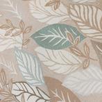 Kostbare Jacquard met Natuurlijke Bladeren - Meubelstof  -