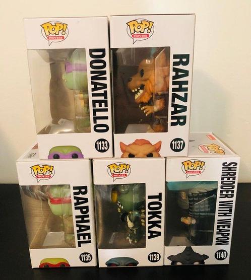Funko - Funko Pop Teenage Mutant Hero Turtles 5 x Pops -, Antiek en Kunst, Antiek | Speelgoed