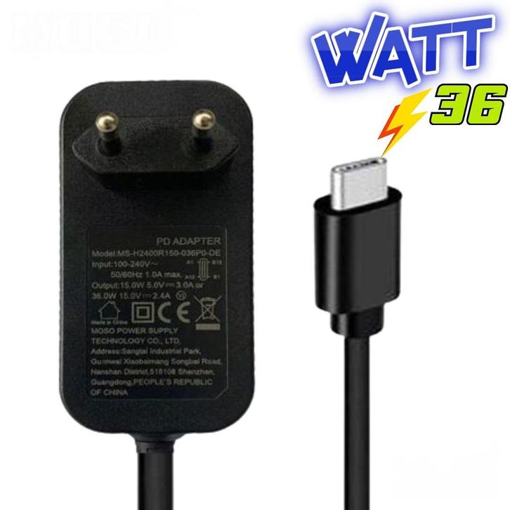 Zazitec ZT-PD36C PD Fast charger 36W USB Type C Quick Charge, Telecommunicatie, Mobiele telefoons | Telefoon-opladers, Nieuw, Ophalen of Verzenden