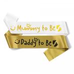 Set met 2 sjerpen Daddy to Be goud en Mummy to Be wit, Kinderen en Baby's, Kraamcadeaus en Geboorteborden, Nieuw, Verzenden