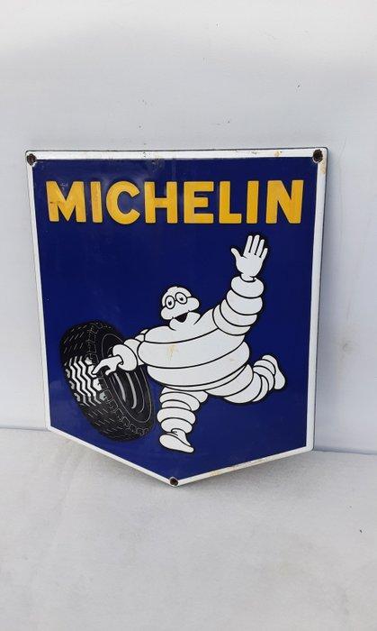 Michelin - Reclamebord - Emaille, Antiek en Kunst, Antiek | Wandborden en Tegels