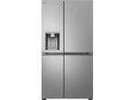 Lg -   Amerikaanse Koelkast Zilver, Witgoed en Apparatuur, 200 liter of meer, Verzenden, 60 cm of meer, Met aparte vriezer
