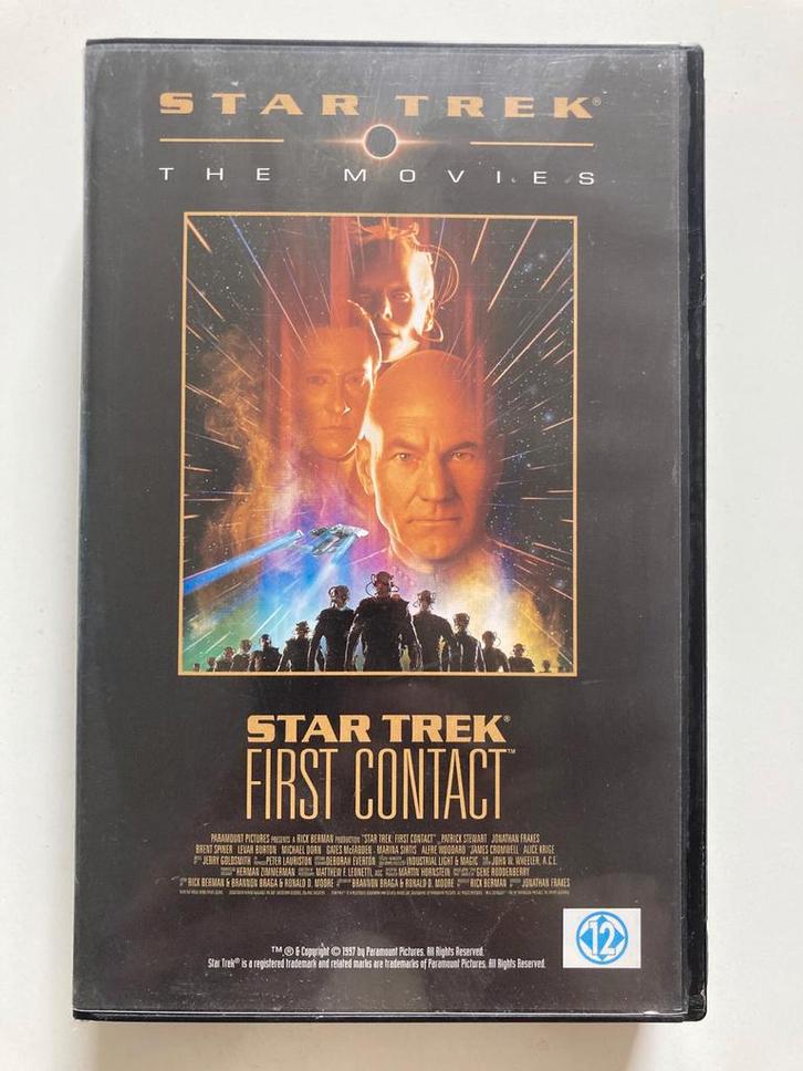 STAR TREK FIRST CONTACT (VHS), Cd's en Dvd's, VHS | Film, Gebruikt, Verzenden