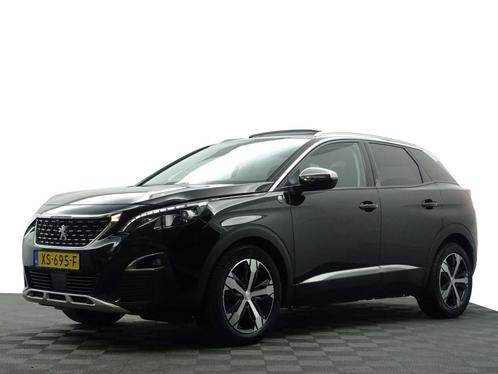 Zakelijke Lease |  Peugeot 3008 1.2 PureTech Crossway Premiu, Auto's, Peugeot, Dealer onderhouden, Lease, Zwart, Automaat, SUV of Terreinwagen