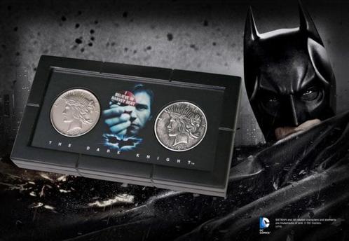 Batman The Dark Knight Replica Harvey Dent & Two-Face Coins, Verzamelen, Film en Tv, Nieuw, Ophalen of Verzenden