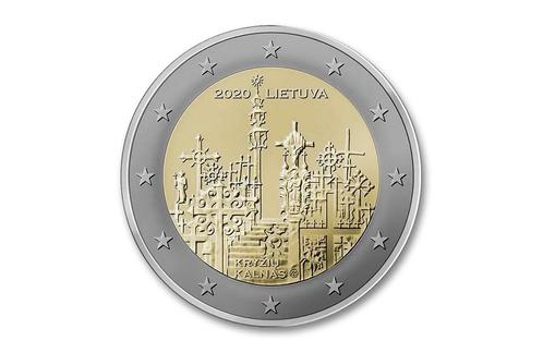2 Euro Heuvel der Kruisen 2020- Litouwen, Postzegels en Munten, Munten | Europa | Euromunten, Verzenden