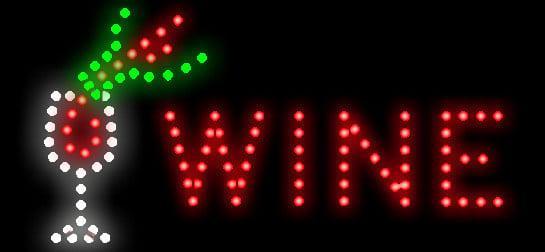 Wijn wine LED bord lamp verlichting lichtbak reclamebord #B6, Verzamelen, Merken en Reclamevoorwerpen, Nieuw, Verzenden