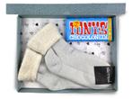 Merino wollen huissok met chocolade - Cadeaupakket - Blauw, Verzenden, Nieuw