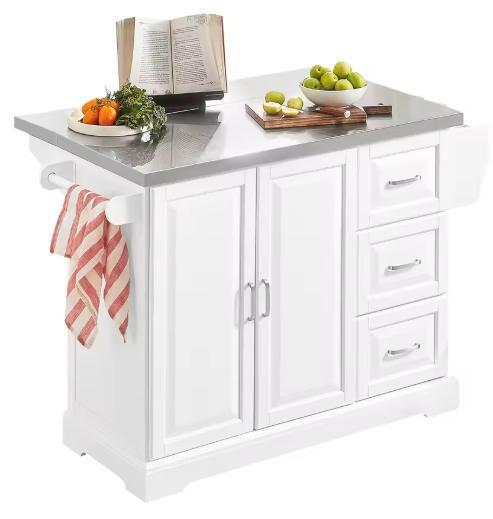 Luxe Keukentrolley met RVS Blad en Lades – Uitbreidbaar, Huis en Inrichting, Keuken | Keukenelementen, Nieuw, Verzenden