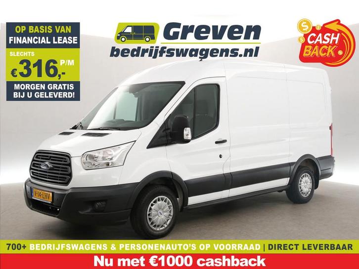 Ford Transit 290 2.2 TDCI L2H2 Nachtkoeling Schappen Cruise, Auto's, Bestelauto's, Te koop, Handgeschakeld, Financial lease, Diesel