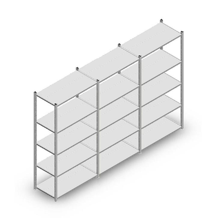 Aanbieding: Voordeelrij legbordstelling Light Duty, Zakelijke goederen, Kantoor en Winkelinrichting | Magazijn, Stelling en Opslag