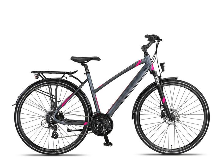 Altec Legarda Damesfiets 28 inch 24V - Grijs/Roze, Fietsen en Brommers, Fietsen | Dames | Damesfietsen, Overige merken, Verzenden
