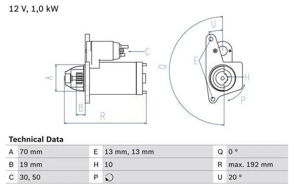 Startmotor / Starter RENAULT CLIO IV,III (1.6 RS,2.0 16..., Auto-onderdelen, Motor en Toebehoren, Nieuw, Ophalen of Verzenden