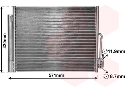 LUCHTCONDENSATOR VOOR OPEL MERIVA B 2010-2014 13331005, Auto-onderdelen, Airco en Verwarming, Nieuw, Ophalen of Verzenden
