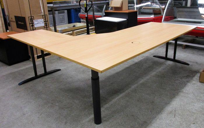 Hoektafel, Bureautafel 240cm, Zakelijke goederen, Kantoor en Winkelinrichting | Kantoormeubilair en Inrichting, Gebruikt