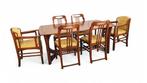 Full Schuitema Jugendstil Dining chairs (6) and table set! -, Antiek en Kunst