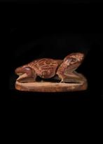 Oude Egypte, late periode Brown Stone Frog Scaraboid