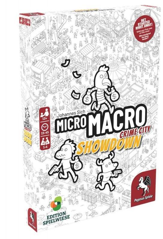 MicroMacro - Crime City - Showdown | Pegasus Spiele GmbH -, Hobby en Vrije tijd, Gezelschapsspellen | Bordspellen, Nieuw, Verzenden