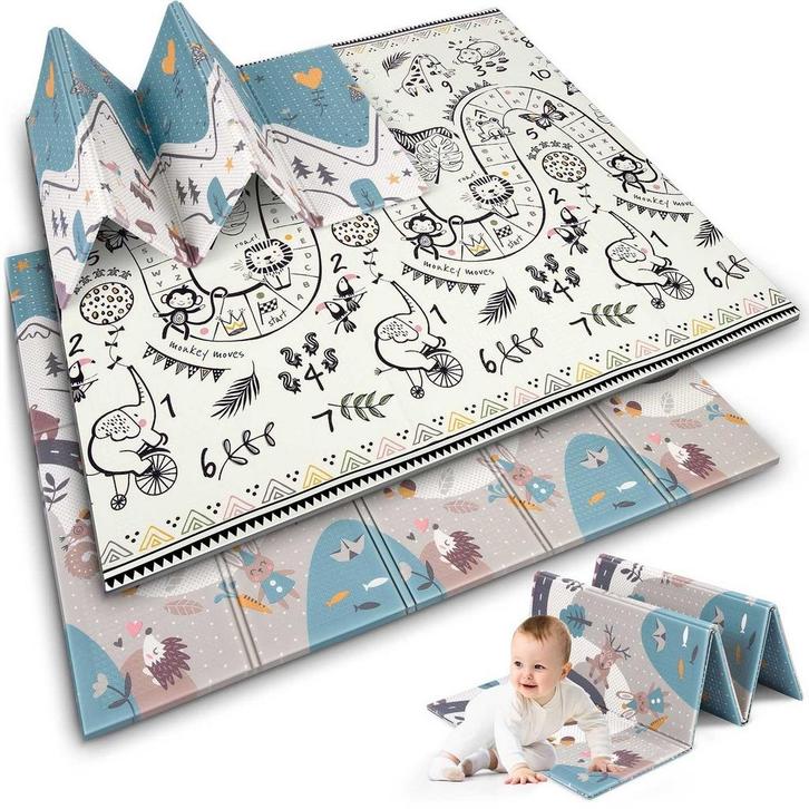 Foam Mat Baby | BPA-Vrij 200x180 | Laatste Stuks!, Kinderen en Baby's, Kinderkamer | Inrichting en Decoratie, Nieuw, Kleed of Kussen