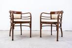 Thonet - Otto Wagner - Fauteuil (2) - No. 6514 - Beuken,, Antiek en Kunst, Antiek | Meubels | Stoelen en Banken