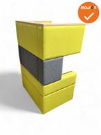 Akoestische design Fauteuil - Groen / grijs - refurbished, Vergader- of Presentatieruimte, Ophalen of Verzenden, Gebruikt, Stoel