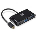 USB C naar VGA adapter | Nedis | 0.2 meter, Computers en Software, Pc- en Netwerkkabels, Verzenden, Nieuw
