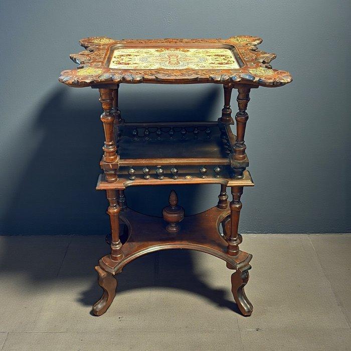 Bijzettafel - Modernista - Hout, Keramiek, Brons, Antiek en Kunst, Antiek | Overige Antiek