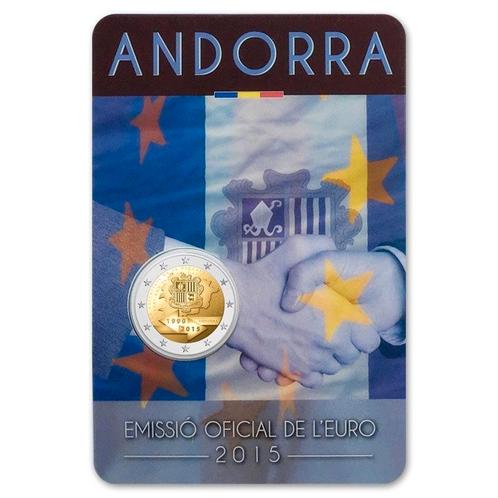 Andorra 2 Euro Douane-Unie 2015 BU Coincard, Postzegels en Munten, Munten | Europa | Euromunten, Verzenden