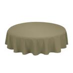 Tafelkleden Rond Olive Groen 163cm Ø - Treb SP, Huis en Inrichting, Tafelkleden, Verzenden, Nieuw
