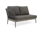 Niehoff Freeport Lounge aanbouwmodule links - Zwart, Tuin en Terras, Tuinsets en Loungesets, Ophalen of Verzenden, Nieuw