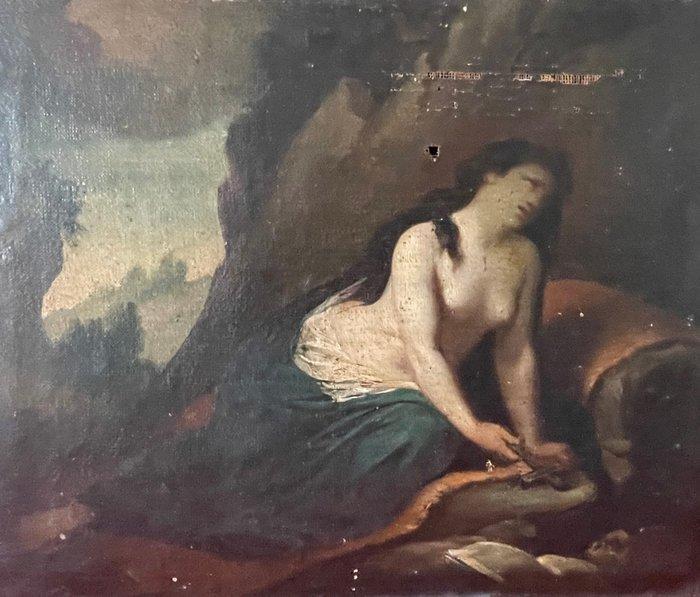 Italiaanse school (XVII) - Maria Maddalena penitente, Antiek en Kunst, Kunst | Schilderijen | Klassiek