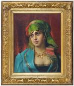 Herbo Leon (1850-1907) - The Odalisque, 19th century, Antiek en Kunst