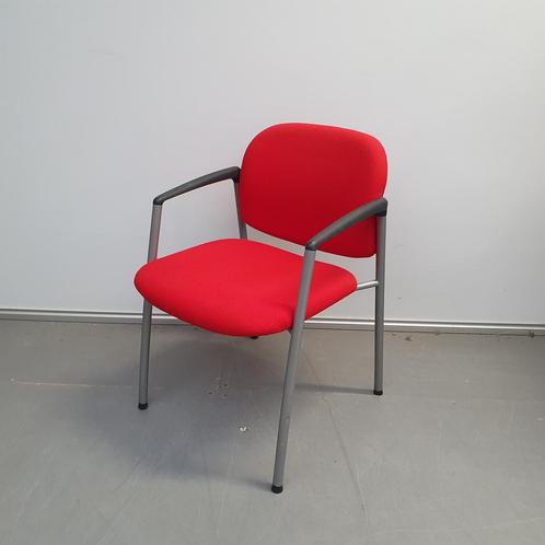 Ahrend 320 vergaderstoel - nieuwe rode stof (alleen per set), Huis en Inrichting, Stoelen, Ophalen of Verzenden