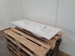 Wastafel 121 x 46 cm keramiek vrijhangend, Nieuw, Ophalen of Verzenden