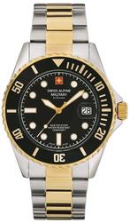 Swiss Alpine Military 7053.1147 Master Diver horloge, Sieraden, Tassen en Uiterlijk, Horloges | Heren, Overige merken, Staal, Staal