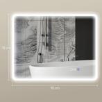 TRUUSK Badkamerspiegel LED Bluetooth 70 x 90 cm - Touchschak, Huis en Inrichting, Kasten | Dressoirs, Verzenden, Nieuw